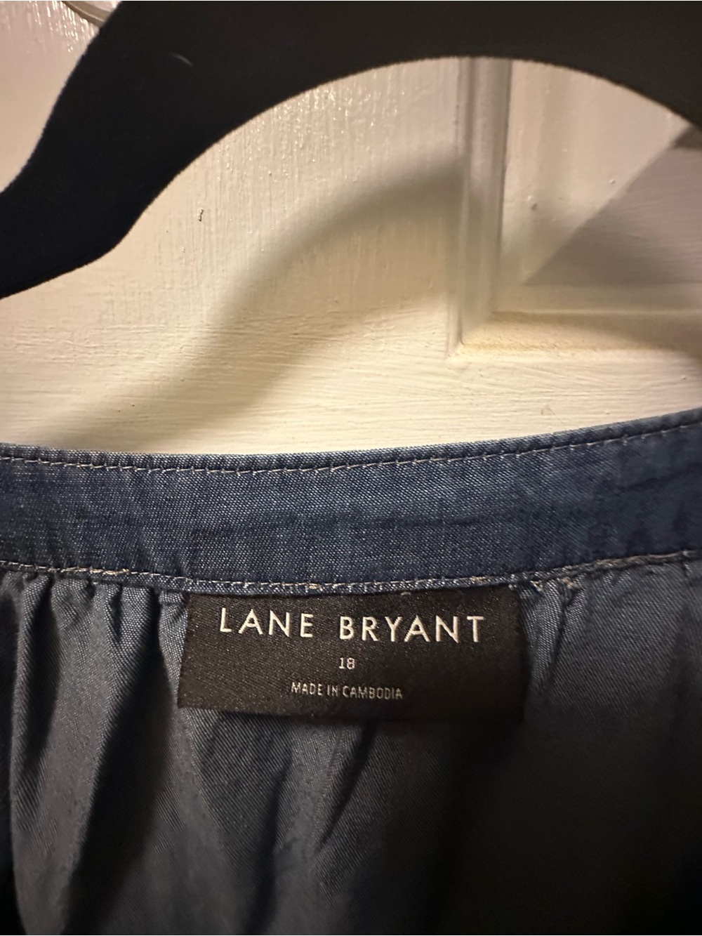 Lane Bryant Dark Blue Women's Jeans with Elastic Waist